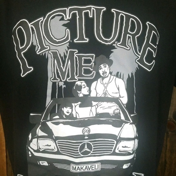 VTG 2PAC Planet Of The Grapes Shirt Mens Medium BA - Picture 2 of 4